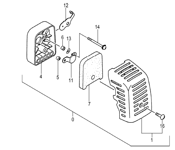 (image for) Air Filter Assembly 40cc